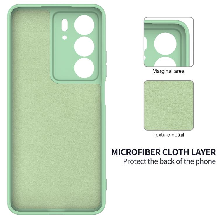 Funda de Silicona Líquida a Prueba de Golpes para Realme C75X (Verde)
