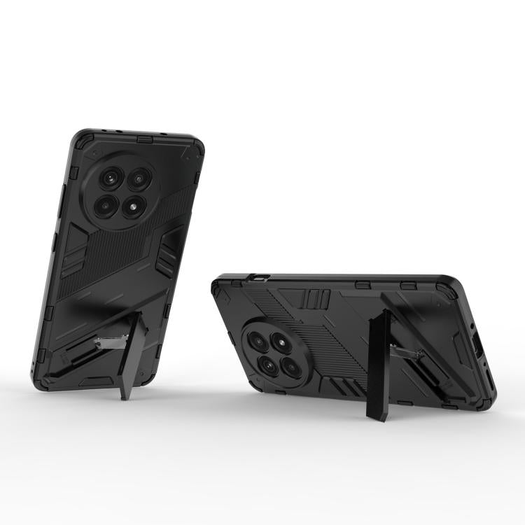 Funda 2 en 1 para OnePlus Ace 5 Punk Armor PC y TPU con Soporte (Negro)