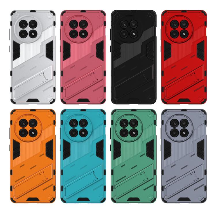 Funda 2 en 1 para OnePlus Ace 5 Punk Armor PC y TPU con Soporte (Negro)