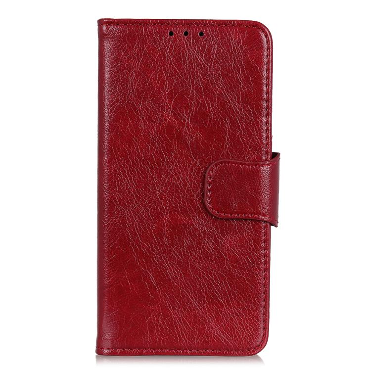Funda para iPhone 16E Piel Textura Nappa (Roja)