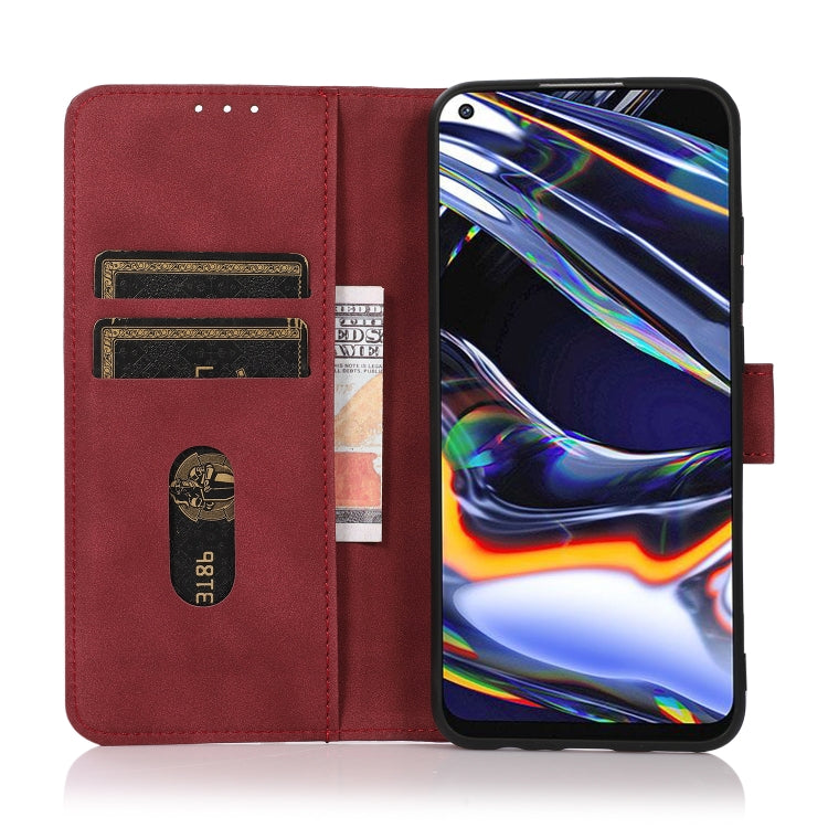 Funda de Cuero Khazneh para OnePlus Nord 13 con Textura Mate (Rojo)