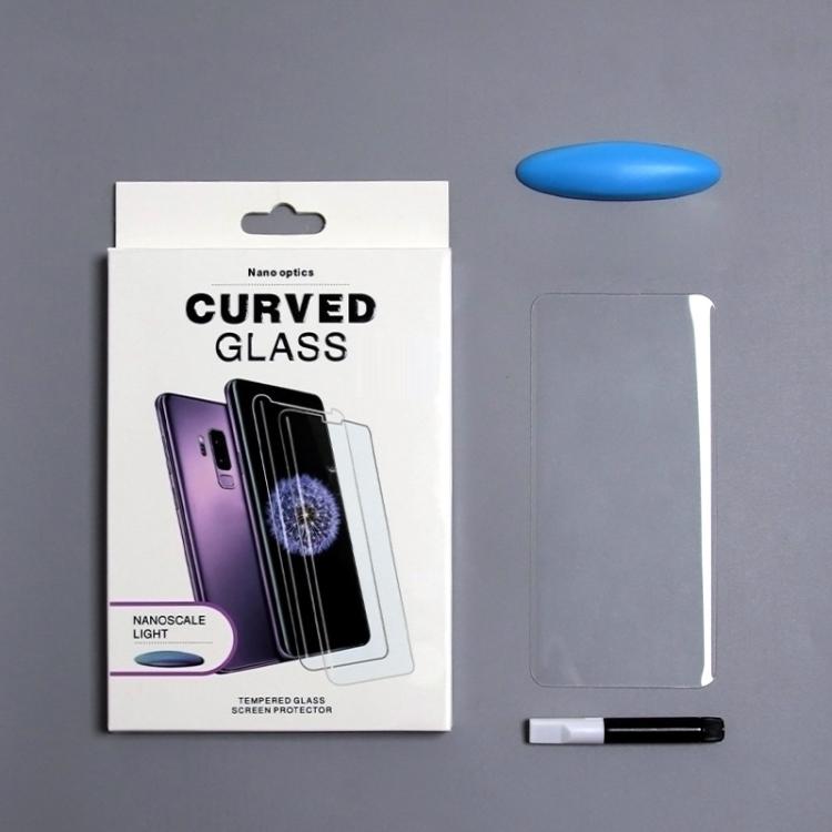 Protector de pantalla curvo con pegamento completo y líquido UV para Redmi K80
