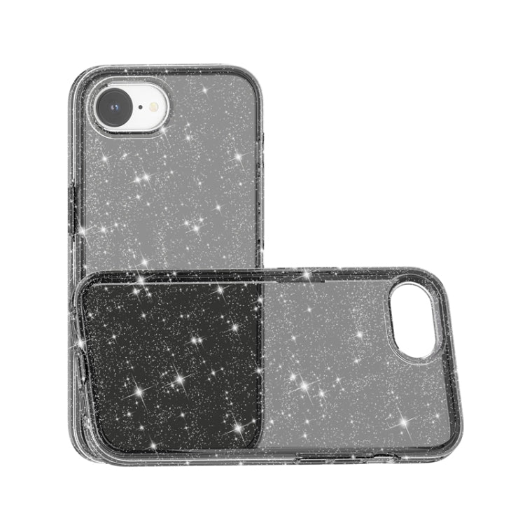 Funda para iPhone 16E a Prueba de Golpes con Purpurina Terminator (Negra)