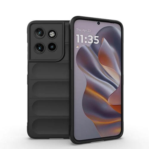 Funda TPU + Franela con Protección Mágica para Motorola Edge 50 Neo (Negra)