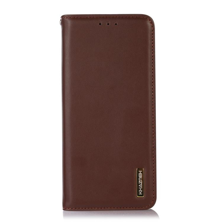 Funda para Teléfono Khazneh Nappa Piel de Vaca para OnePlus Ace 5 Pro / Ace 5 / 13R (Marrón)