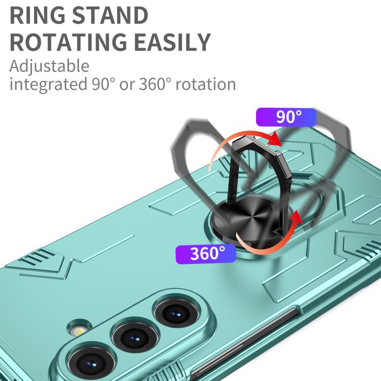 Funda mate antigolpes con protección UV para Samsung Galaxy Z Fold7 5G (azul cielo)