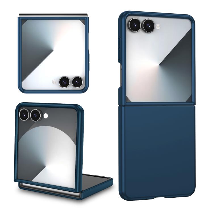Funda plegable Armor para Samsung Galaxy Z Flip7 5G (azul oscuro)