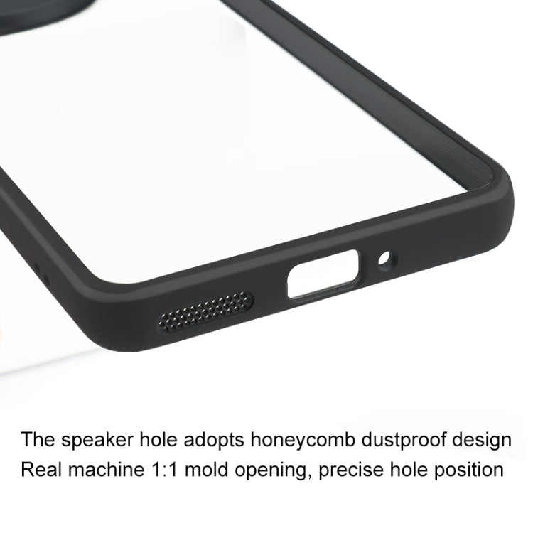 Funda para OnePlus 11 Frosted TPU y Transparente PC (Negro)