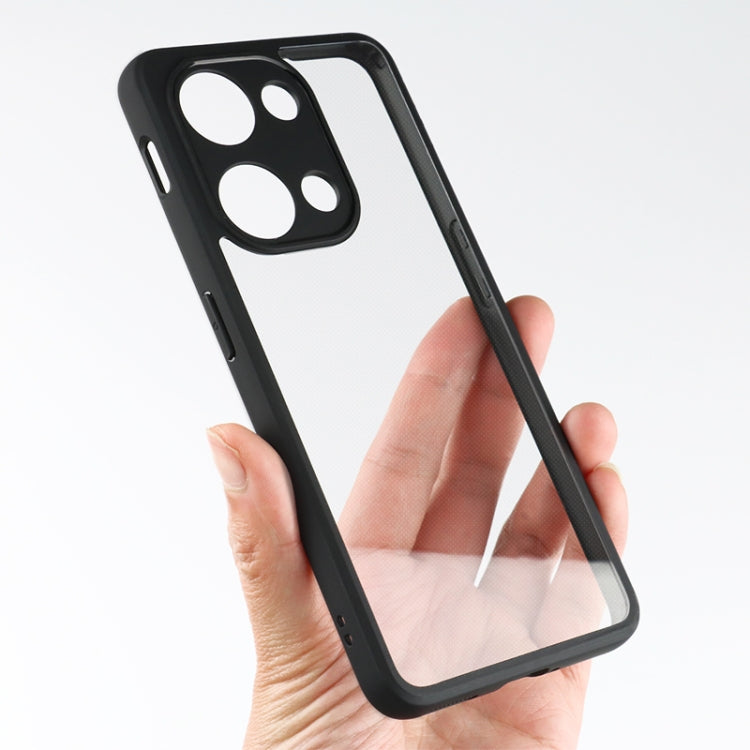 Funda para OnePlus Ace 2V Frosted TPU y Transparente PC (Negro)