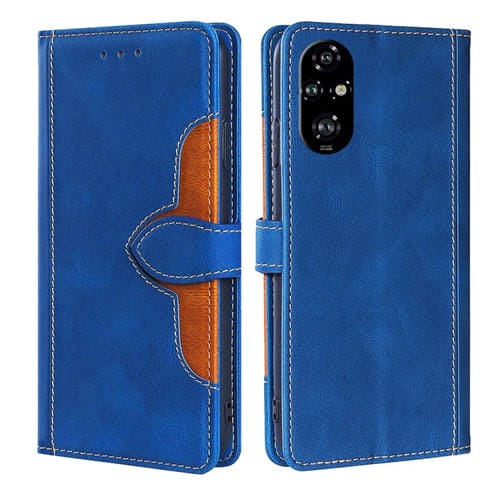 Funda de Cuero con Hebilla Magnética para Honor 200 Pro 5G (Azul)