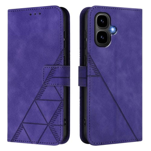 Funda de cuero con relieve 3D para Infinix Smart 10 4G (morado)