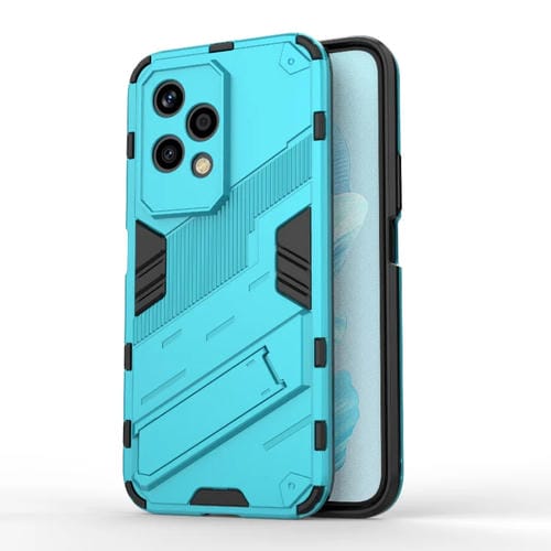 Funda para Honor 200 Lite 5G Global Punk Armor 2 en 1 PC + TPU con Soporte (Azul)