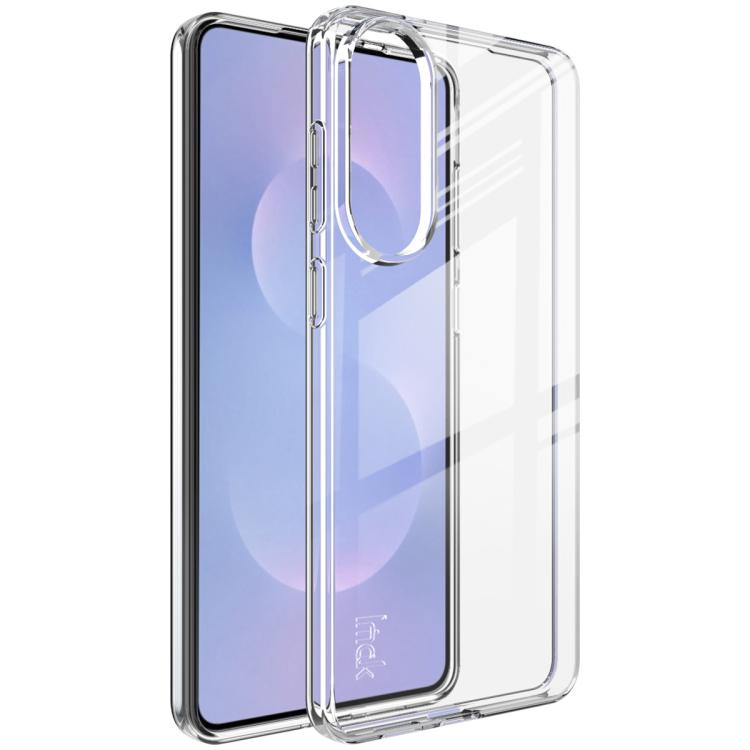 Funda de TPU transparente a prueba de golpes para Samsung Galaxy S25 Edge 5G, serie imak UX-10 (transparente)