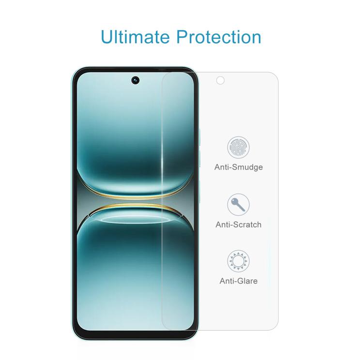Para Tecno Spark Go 2 4G 10 piezas de película de vidrio templado de 0,26 mm 9H 2.5D