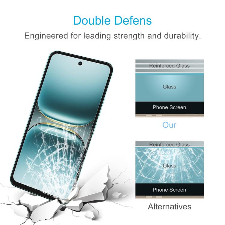 Para Tecno Spark Go 2 4G 10 piezas de película de vidrio templado de 0,26 mm 9H 2.5D