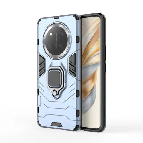 Funda Protectora Honor X60 Pro 5G PC TPU Soporte Anillo Magnético (Azul Marino)
