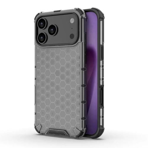 Funda antigolpes Honeycomb para iPhone 17 Pro (negra)