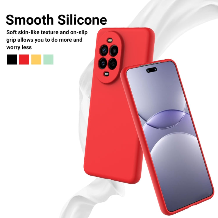 Funda Protectora Silicona Líquida Huawei Nova 13 Pro Cobertura Total (Rojo)