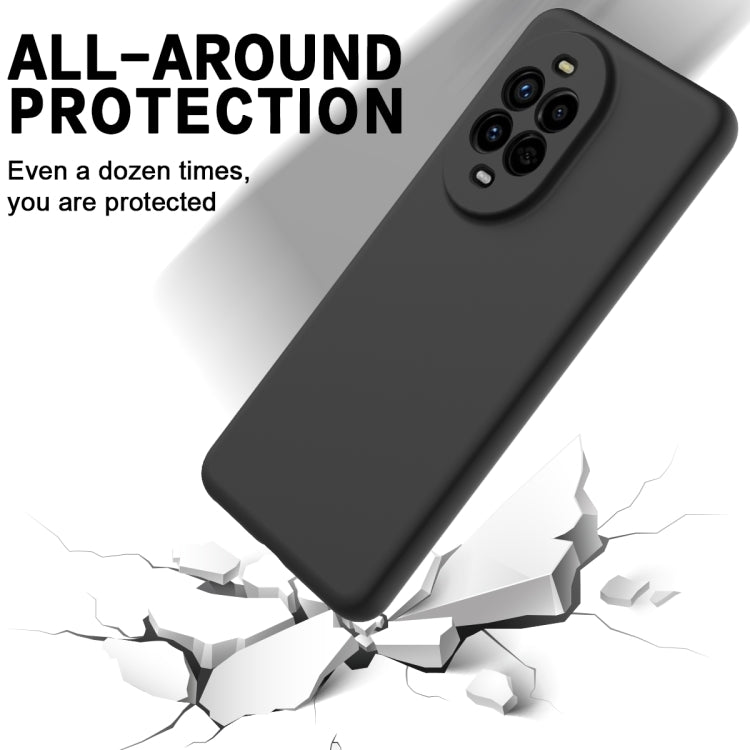 Funda Protectora Silicona Líquida Huawei Nova 13 Pro Cobertura Total (Negro)