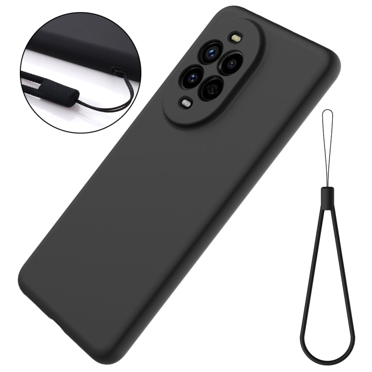 Funda Protectora Silicona Líquida Huawei Nova 13 Pro Cobertura Total (Negro)