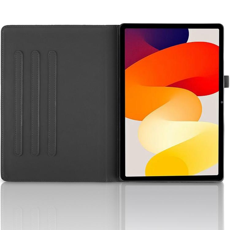 Funda de cuero con rotación en relieve Tree Life para Xiaomi Redmi K Pad (negra)