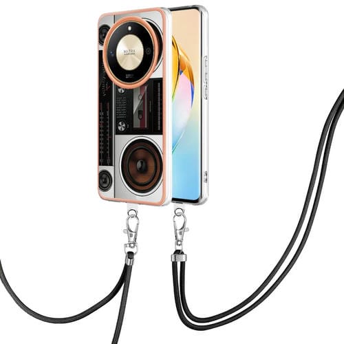 Funda para Teléfono Honor X9B con IMD Doble Cara Galvanizada y Cordón (Radio Retro)