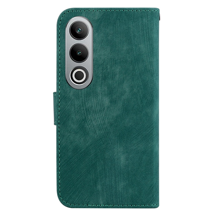 Funda para OnePlus Nord Ce4 5G de Cuero con Relieve Little Tiger (Verde)