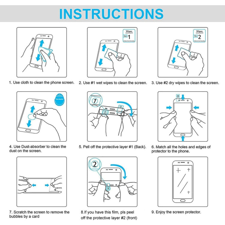 Película de Vidrio Templado para iPhone 15/15 Pro 0,26mm 9H 2.5D (10 Piezas) - MOVILSTORE