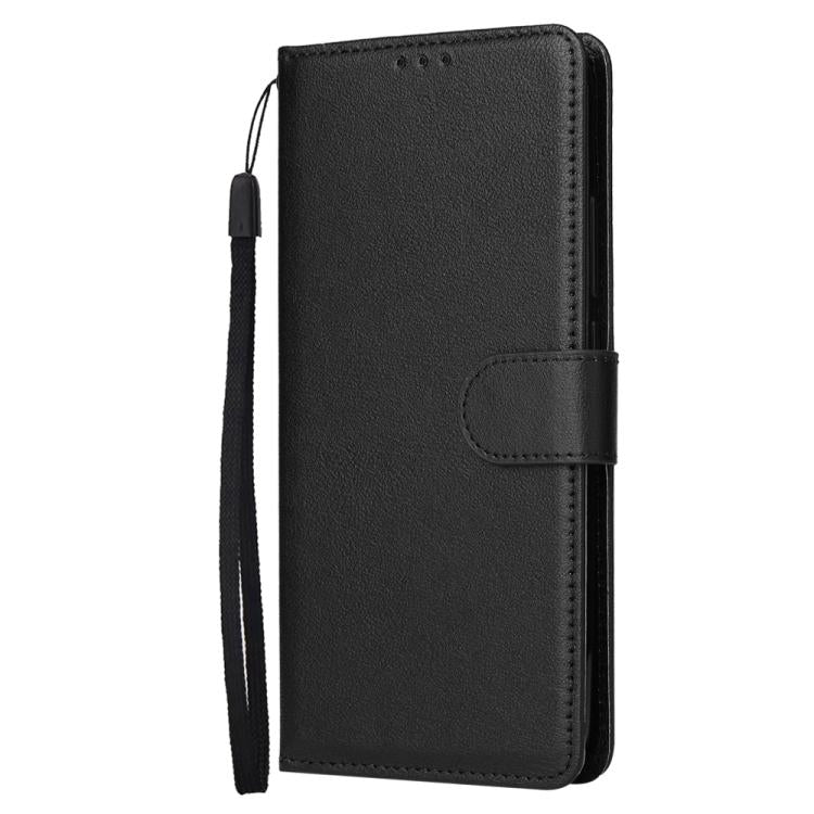 Funda de Cuero Multifuncional para Teléfono Infinix Note 40 Pro 5G / 4G / 40 Pro+ 5G con 3 Ranuras para Tarjetas (Negro)