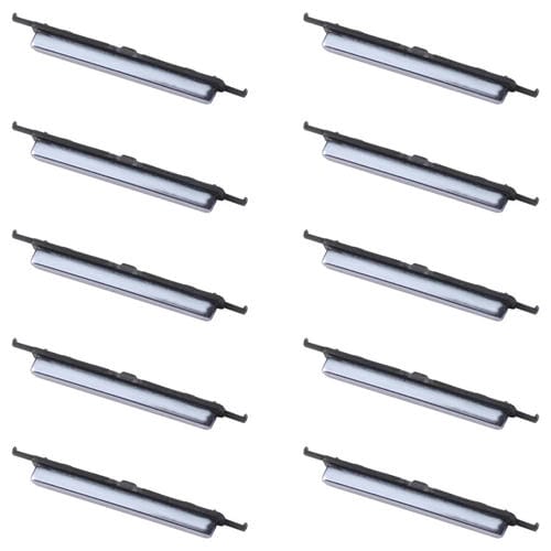 Ein- / Ausschalt- und Lautstärketasten Samsung Galaxy M51 SM-M515 (10 Stück) (Schwarz)