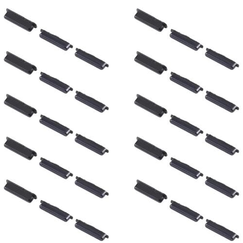 Botões de Energia e Volume Samsung Galaxy J3 SM-J330 (Preto) - Pacote de (10 Peças)