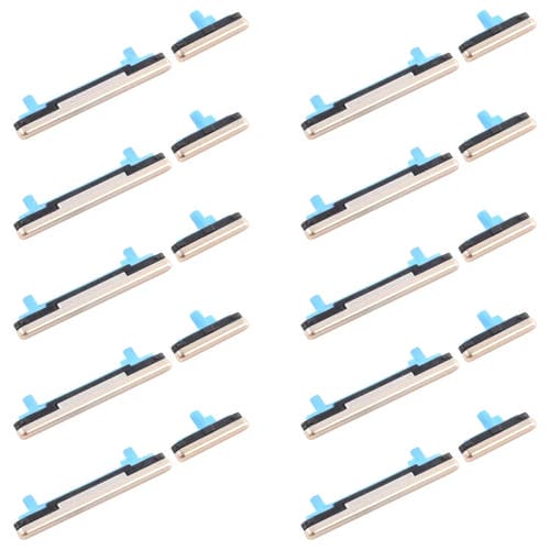 Botão Liga/Desliga e Volume Samsung Galaxy A8 SM-A530 (10 Peças) (Dourado)