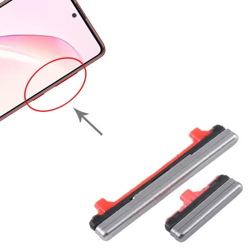 Power and Volume Buttons Samsung Galaxy Note 10 Lite SM-N770 (Gray) - Pack of (10 Pieces)