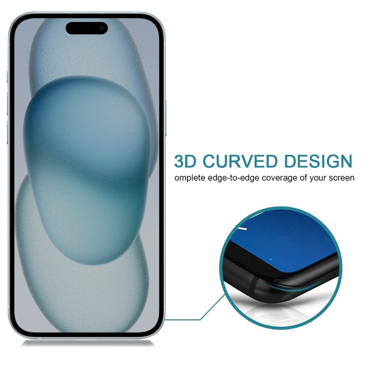 Película de Vidrio Templado para iPhone 15 Pro y 15 con Pantalla de Seda Antiespía de Cubierta Completa - MOVILSTORE
