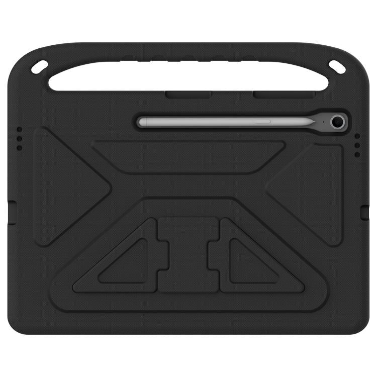 Funda de EVA a prueba de golpes con asa y soporte para Samsung Galaxy Tab S10 FE+ (negra)