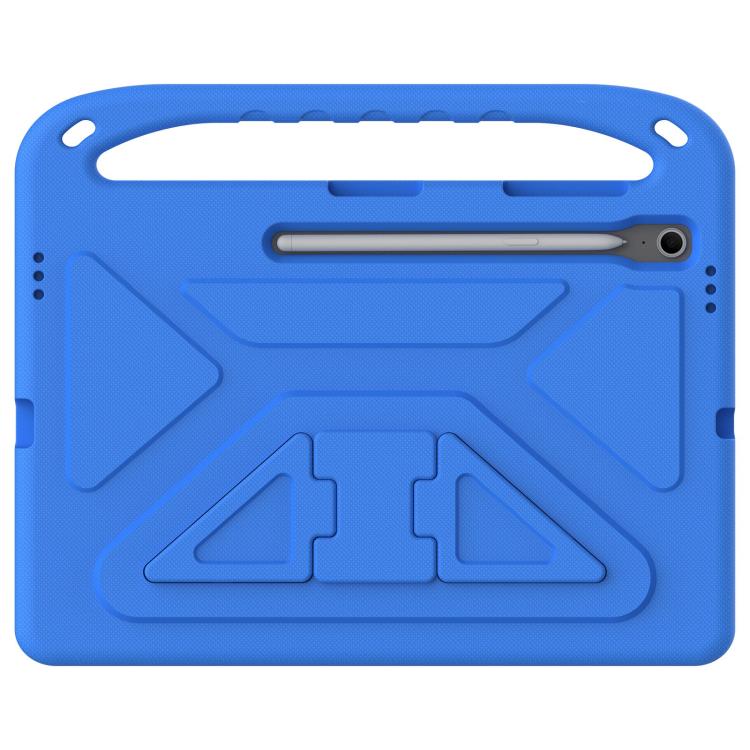 Funda de EVA a prueba de golpes con asa y soporte para Samsung Galaxy Tab S10 FE+ (azul)