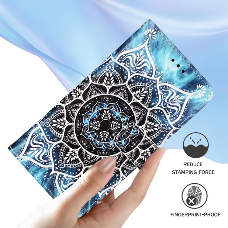 Funda de Cuero Huawei Nova 13/Nova 12 con Patrón Mandala Submarino (Colores)