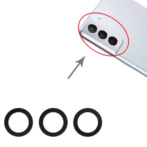 Rückseitige Kamerlinse Samsung Galaxy S21+ 5G SM-G996B - Packung von (10 Stück)