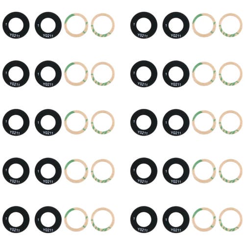 Obiettivo della fotocamera posteriore Samsung Galaxy M04 SM-M045F (10 pezzi)