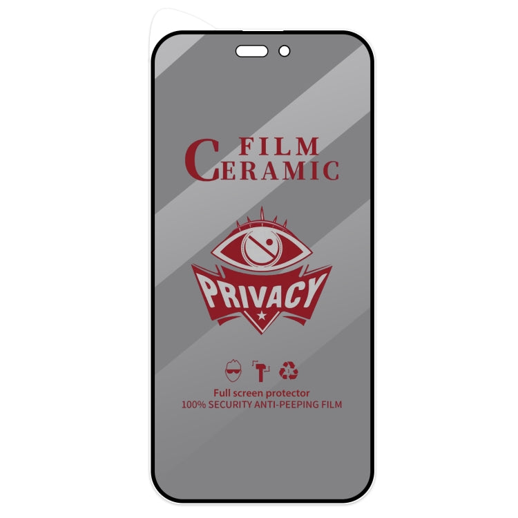 Película Cerámica de Privacidad para iPhone 15 Cobertura Total (25 Piezas) - MOVILSTORE