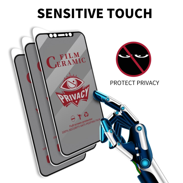 Película Cerámica de Privacidad para iPhone 15 Cobertura Total (25 Piezas) - MOVILSTORE