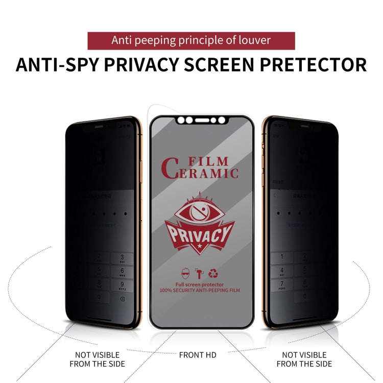 Película Cerámica de Privacidad para iPhone 15 Cobertura Total (25 Piezas) - MOVILSTORE