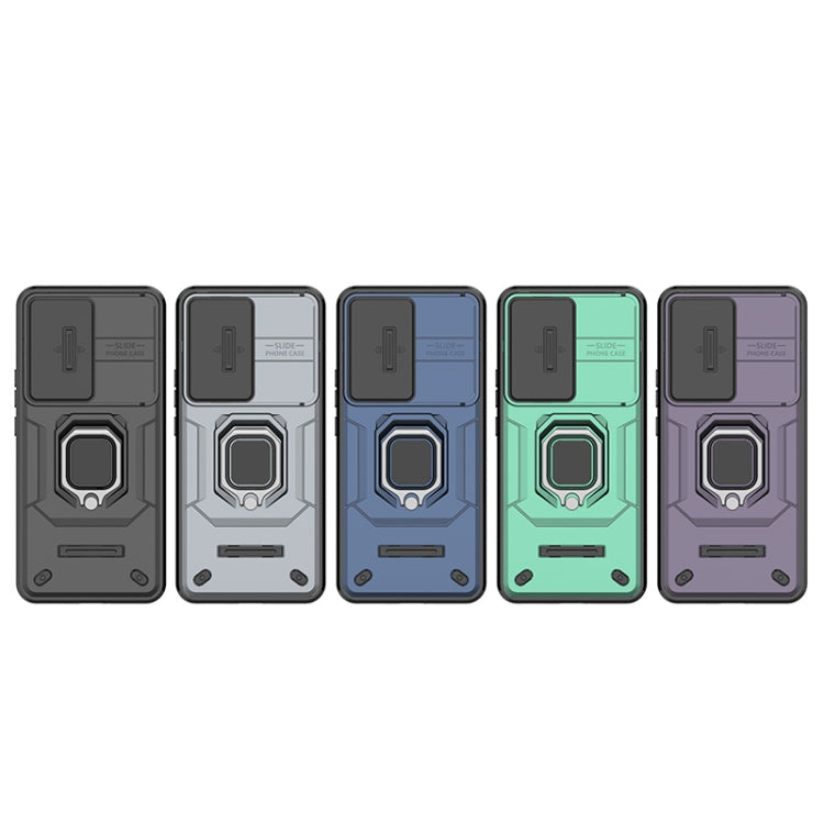 Funda Huawei Nova 13 Pro 5G con Soporte y Carcasa Deslizante TPU + PC (Morado)
