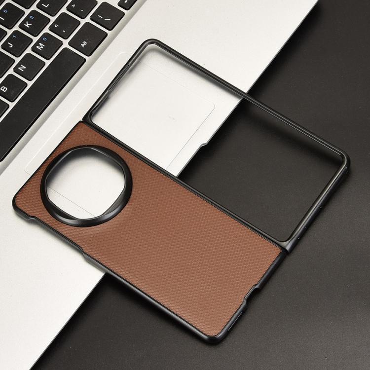 Funda Cuero Sintético Huawei Mate X6 Protección Teléfono (Marrón)