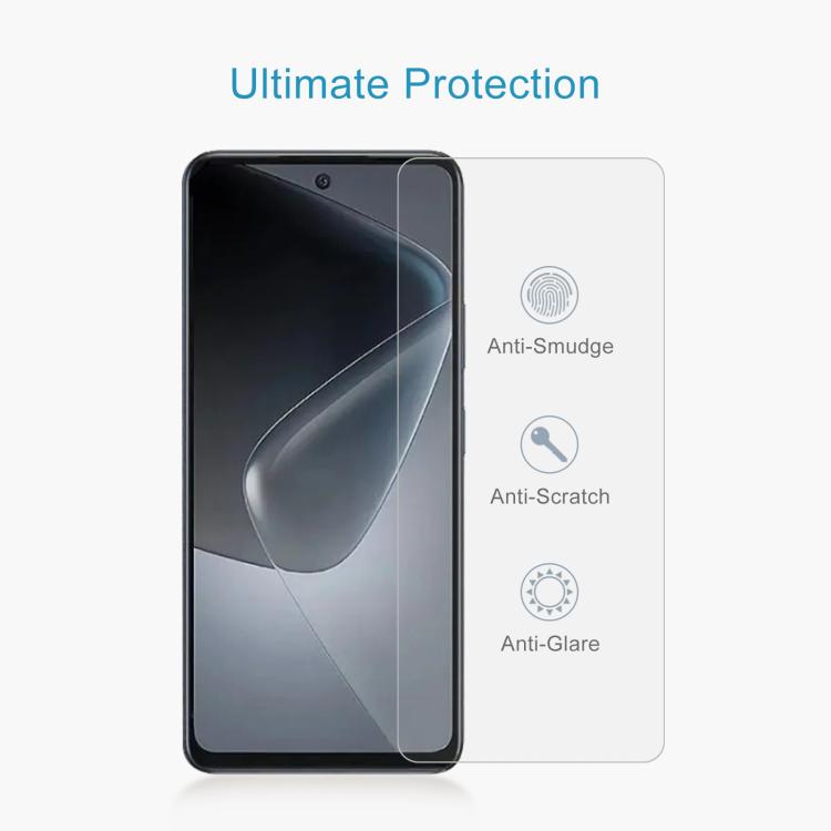 Película de vidrio templado 9H 2.5D de 0,26 mm para Infinix Hot 60i 4G (50 unidades)