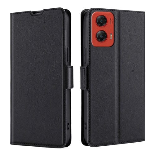 Funda Cuero con Tapa Horizontal y Hebilla para Motorola Moto G Stylus 5G (2024) (Negro)