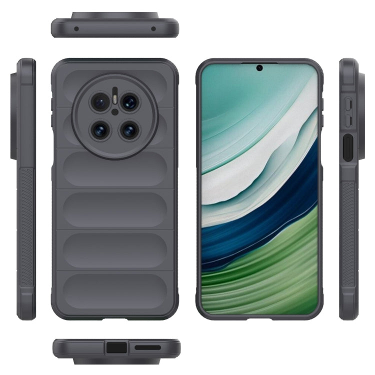 Funda TPU y Franela con Protección Mágica para Huawei Mate 70 5G (Gris Oscuro)