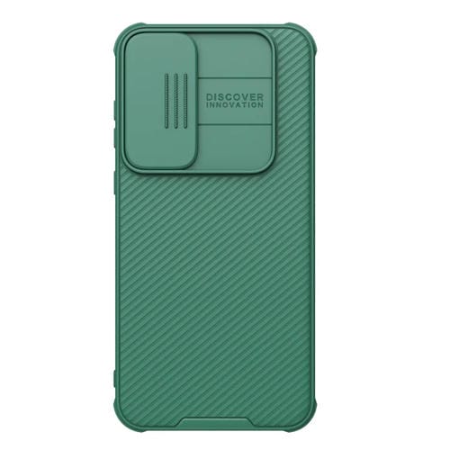 Funda para Teléfono Nillkin Black Mirror Pro Series Camshield para Samsung Galaxy A55 (Verde)