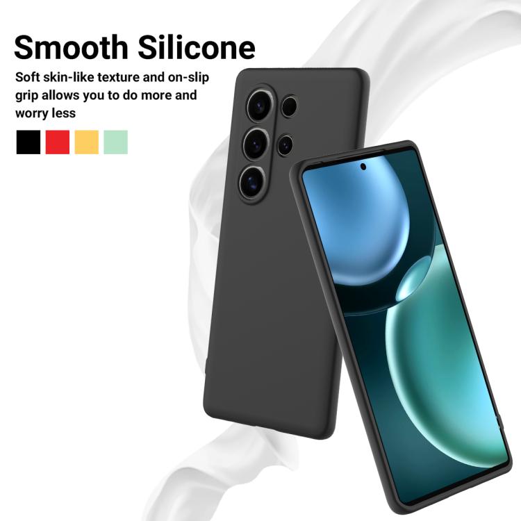 Funda Silicona Líquida Itel S25 Cobertura Total (Negra)