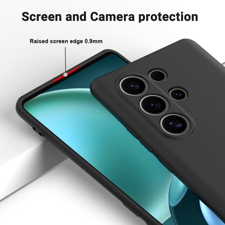 Funda Silicona Líquida Itel S25 Cobertura Total (Negra)